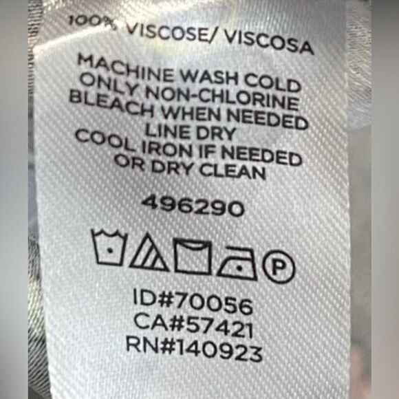 Loft Womens Relaxed Fit Size Small Joggers Pants Black Floral Nature Flowers - Picture 7 of 7